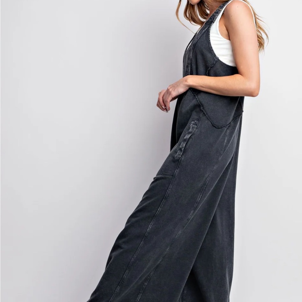 Stylish Easel Black Jumpsuit - Picture 14 of 15